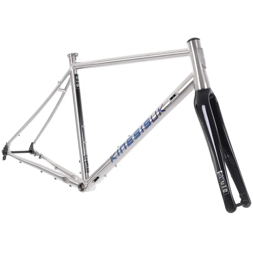 uPRISE Bikes Kinesis Uk Kinesis UK GTD V2 Titanium Frameset - Silver | Price match, 365 day return s, 18-Month Warranty, Finance Available & Free UK Delivery